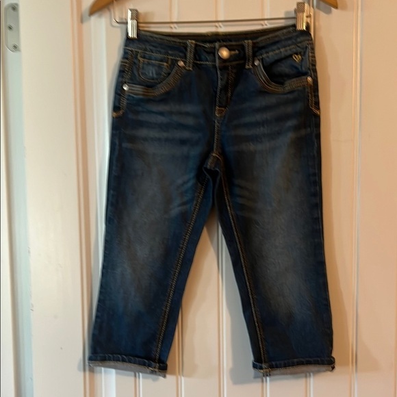 Justice Capri Jeans Size 12 - Picture 1 of 4